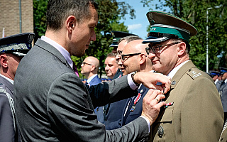 Funkcjonariusze Warmińsko-Mazurskiego Oddziału SG wyróżnieni medalami